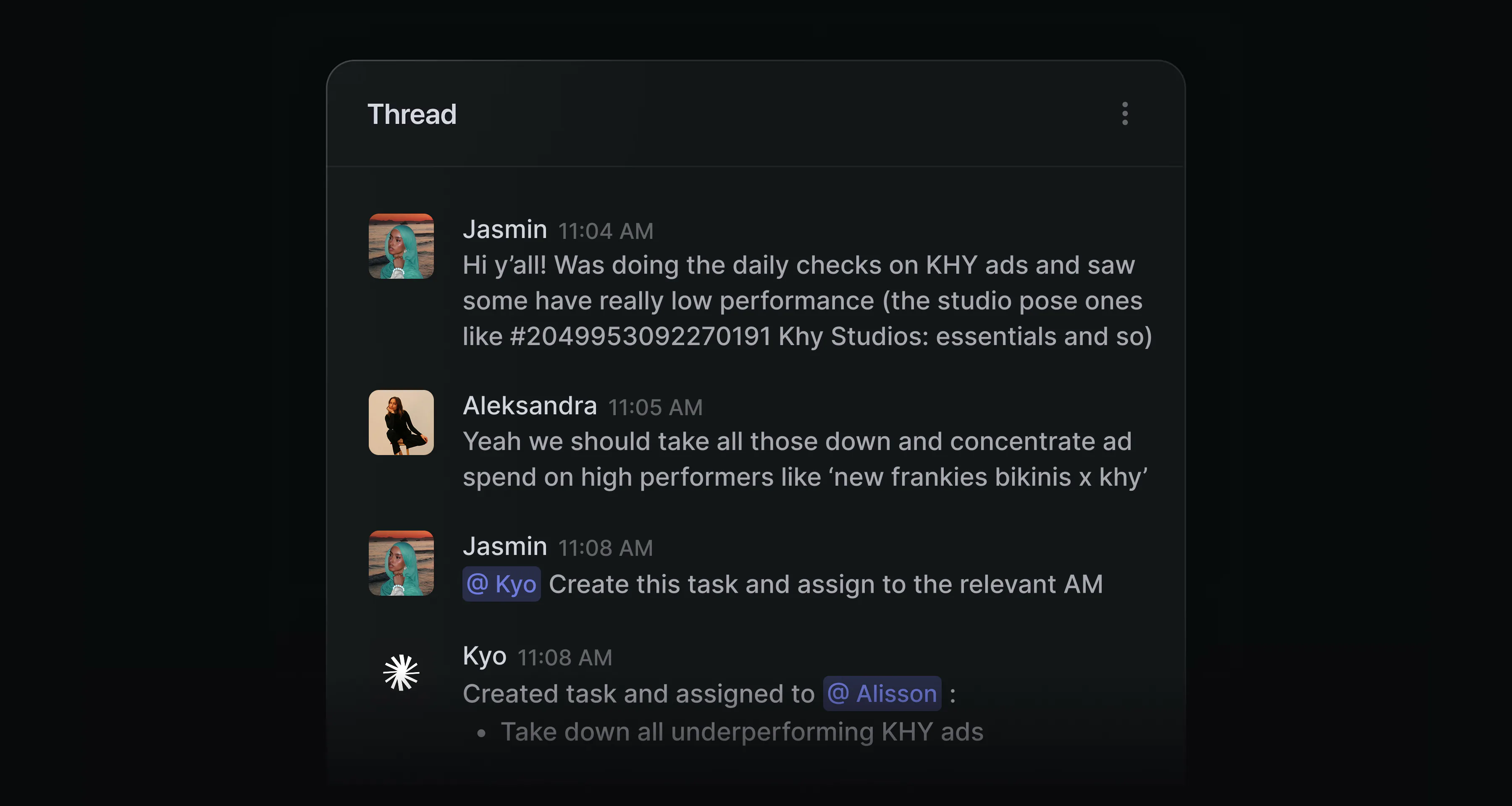 Fully automated task intake